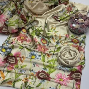 Silk Digital Printed Suit - Design 05